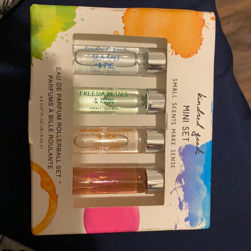 Mini perfume set for womens 4 count